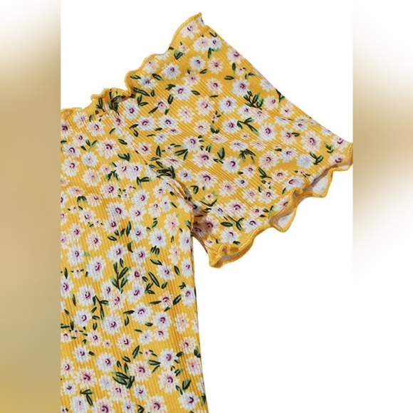 🌞Off The Shoulder Floral - Picture 2 of 3